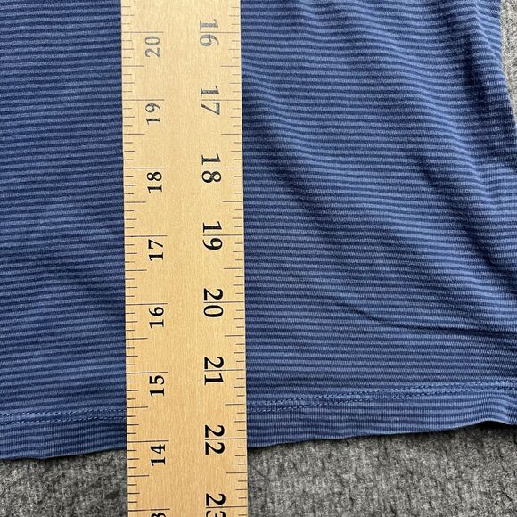 Vineyard Vines Polo Shirt Boys Size Large Blue Striped Short Sleeve Kids/Youth - Picture 7 of 7